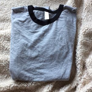 Grey and Black tee